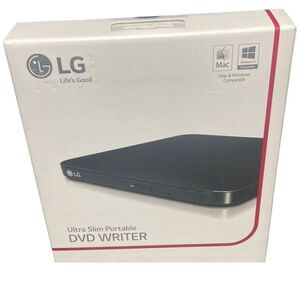 LG Ultra Slim External DVD Writer M-DISC USB Portable Drive New Sealed Fast